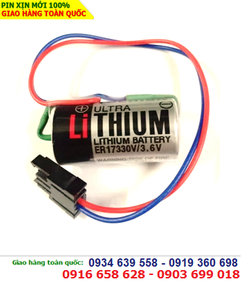 Pin nuôi nguồn Toshiba ER17330V lithium 3.6v 2/3A 1700mAh chính hãng Made in Japan